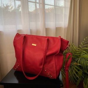 Cute pink/red ish tote bag!